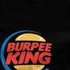 Мужские футболки Футболка для мужчин Crossfit Workout Футболка Burpee King Забавный подарок на день рождения для парня, мужа, папы, мужчины, лето с коротким рукавом Q240201