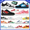 Scatola con scarpe firmate Uomo Donna Sneakers basse in pelle verniciata mimetica Skateboarding Jogging Scarpe da ginnastica