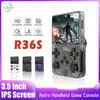 R36S Portable Game Console Open Source Linux System 3.5-tums IPS-skärm Retro Portable Hand-Held Video Player 64 GB Games 240124