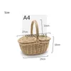 Shoulder Bags and Basket Willow Bamboo Summer Beac Bag for Women ollow Out andbags Straw SoppingH2421