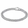 2024 New Eternal Shining Roadlaying Bracelet 925 Silver Fashion Luxury