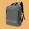 Backpack Men Women Laptop USB Charging Air Cushion School Books Bag Large Oxford Cloth Rucksack Business Travel Backpacks