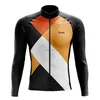 Men's T-Shirts 2023 Mens Summer Long Seves Cycling Jerseys Breathab Maillot Ropa Ciclismo Spring and Autumn ClothingH2421