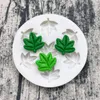 Bakning Mögel Maple Leaves Silicone Sugarcraft Mold Chocolate Cupcake Mold Fondant Cake Decorating Tools