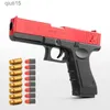 Gun Toys M1911 Kasta en skal mjuk kula Gun barn Toy Gun Dart Blaster Pistol Manual Airsoft Gun med ljuddämpare