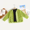 ジャケット子供用コート秋と冬の赤ちゃんの暖かい服ボーイズガールズラムとカシミア