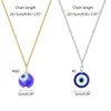 Pendant Necklaces Lucky Blue Eye Necklace For EVIL Turkish Protection And Blessing Men Women