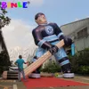 groothandel op maat gemaakte reclame opblaasbare hockeyspeler model opblazen sportman sculptuur voor decoratie van de wedstrijdlocatie