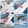 Airbus A380 Boeing 747 RC Airplane Remote Control Toy 2.4G Fixed Wing Plane Gyro Outdoor Aircraft Model with Motor Children Gift 240118