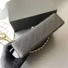 10A Tasarımcı Çanta Kadınlar Cüzdan Siyah Çanta Havyar Çanta Altın Zincir Klasik Flep 25cm Omuz Lüks