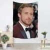 Tapestries Ryan Gosling Tapestry Wall Hanging Home Decor Fashion Colorful Printed Bedroom Carpet Bed Sheets 0511