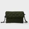 Borse a tracolla Casual Lingge trapuntata a tracolla per donna Designer Flap Lady Soulder Borsa a tracolla imbottita in nylon Piccole borse femminiliH2421