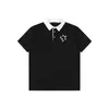Camicia da uomo di design polo logo ricamato da donna t-shirt da uomo a maniche corte taglia asiatica S-2XL 6 colori