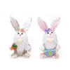 Party Favor påskfjäderhantverk gåvor Holiday Rabbit Gonk Gnomos Small Bunny Ear Gnomes Decor DF008 Drop Delivery Home Garden Festive Othpd