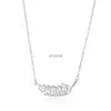 Sautoirs Mode Zircon blé pendentif colliers pour femmes brillant cristal arbre feuille clavicule chaîne de luxe Boho bijoux cadeau tour de cou YQ240201