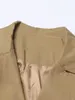 11019 XL 2024 Spring Autumn Milan Runway Coat Jackets långärmad lapel hals khaki svart högkvalitativ knapp mode kvinnor kläder oufan