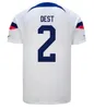 2023 PULISIC MCKENNIE voetbalshirt ERTZ ALTIDORE PRESS Weah MORGAN LLOYD 23 24 Amerika voetbalshirt Verenigde Staten Camisetas USA USMNT FERREIRA Heren kinderuniform