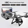 Drönare 801s Drone Double Shot 4K High-Definition Aerial Photography Aircraft Optical Flow Positionering Radiokontrollerade flygplan Toys YQ240201