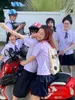 Giyim Setleri Tayland Tarzı Okul Uform Kısa Kollu Gömlek Kadın JK Koleji Yüksek Öğrenci Hareketi Mezuniyet Sınıfı