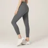 Lu Yoga Leggings Naked Feeling High Waist Sports Pants 여성 통기 운동 딱지 스크 런치 바지 체육관 레그 63