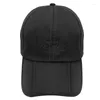 Ball Caps Outfly Men's Cap Summer Outdoor Running Baseball Foldable Sun Visors For Women With Storage Bag Portable Tennis Golf