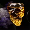 Verres à vin créatifs avec tête de mort transparente, tasse à bière, bouteille rouge, cuisine, Cocktail, accessoires hauts, décoration universelle pour Bar