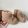 Winter Baby Boots Warm Plush Rubber Sole Toddler Kids Cotton Shoes Infant Boots Fashion Toddler Boys Girls Boots 240127