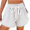 Damesshorts Strand Flowy Casual Dames elastische hoog getailleerde geplooide ruche Leuke trekkoord Outdoor Sport Damesbroek