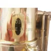 Helt ny A 992 Alto Saxophone Gold Professional Jazz Mouthpiece Sax E Flat with Case Musical Instrument och Accessories Gratis frakt