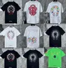 2024 Ch Classic Men's Heart Luxury t Shirt Ch Brand Tops Tees Men Women Sanskrit Letter Chromes Sweatshirts Short Sleeve Horseshoe Designer