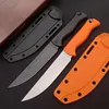 BM 2 Modeller 15500 Hunt Meatcrafter Fixed Blade Knife Stonewashed Trail Point Blade Santoprene Handtag Combat Military Straight Knives 15017 5370 9400