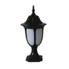 Wall Lamp Die-Casting Aluminum Column Head Waterproof Outdoor European Style Courtyard Fence Post