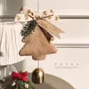 Décorations de noël, cloche d'arbre suspendue, pendentifs joyeux pour la maison, ornement de noël, cadeau de Couple, fournitures de bonne année 2024