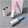 Lint Rollers & Brushes Household Sticky Lint Roller Brush Clothes And Pet Removal Replacement Rolling Paper Peel-Off Bring A Roll Of 4 Dhsch