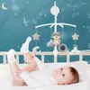 Figurines décoratives pour bébé de 0 à 12 mois, jouets mobiles musicaux, pour lit/berceau/poussette, hochets en peluche, éducatifs pour nourrissons/nés