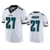 Philadelphia''Eagles''Men # 18 Jalen Reagor 17 Alshon Jeffery 11 Carson Wentz 26 Sanders Maglia da calcio giovanile personalizzata da donna