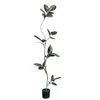Dekoratif çiçekler kapalı simülasyon manolya zen Çin kat bitki bonsai yeşillik mobilyaları dekorasyon