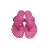 Ny stil sandaler kvinnor sandal kvinnors tofflor vit svart röd rosa gul grön blå ty tofflor