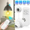 Lamphållare E27 Wireless Remote Control Smart Timer Switch Holder 110/220V House Multi Light Living Room Sovrum