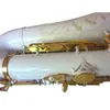 Japan Jazz YANAGIS T 992 model Bb Tenor SaxophoneWhite gold Key saxophone with Professional Musical Instruments performance Free ship