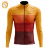 Men's T-Shirts Winter Warm Fece Jersey Set Mountian Racing 2023 Rapha New Cycling Ropa Ciclismo Cold ResistantH2421