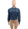 Outono feminino luxo desinger casual jacquard marca denim jaquetas botão preto azul impresso letras curto comprimento jaqueta superior