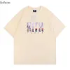 Camicia da uomo Tees Estate Casual Puro cotone kith samba Assorbimento del sudore Maniche corte Moda di strada Abbigliamento unisex kith t-shirt 747