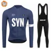 Herren-Trainingsanzüge SYN Winterjacke Herren Fahrradbekleidung BIEHR JerseyHosen Set Ropa Ciclismo Triathlon KitH2421