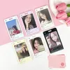 سلاسل المفاتيح العالمية الإبداعية أكريليك فيرول حامل بطاقة المفاتيح الشفافة KPOP POCARD IDIM POS SLEEVE SLEEVE