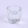 Wine Glasses Art Equipment Cup Clear Tools Nail Acrylic Crystal Glass Dappen Dish Liquid Holder Container Tint Bowl