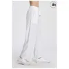 Yoga Al08 Porter des pantalons de jogging pour femmes prêts à tirer la corde extensible ample jambe large vêtements d'extérieur taille haute respirant course jambe droite Pa 87