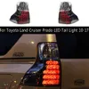 Auto LED Rücklicht Montage Dynamische Streamer Blinker Anzeige Für Toyota Land Cruiser Prado LED Rücklicht 10-17 bremse Reverse Lampe