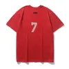 Erweiterte Version ESS-Aufdruck T-Shirt Männer Frauen 100 % Baumwolle Rundhalsausschnitt Gummi-Buchstabe Designer Grafik Hervorragende Qualität Kleidung Kurzarmhemden T-Shirts 2Y3L