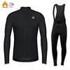 T-shirts pour hommes Winter Thermal Fece Cyclisme Jersey Set Sports Team Suit Mountian Vêtements Ropa Ciclismo Invierno HombreH2421